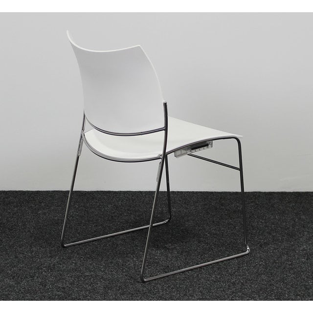 Casala Curvy Kantinestoel - Wit Casala Curvy Kantinestoel - Wit
