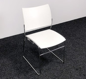 Casala Curvy Kantinestoel - Wit Casala Curvy Kantinestoel - Wit