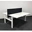 Ahrend Ahrend Zit-Sta Duo Bureau - 160 x 80 cm | Inclusief Akoestisch Bureauscherm