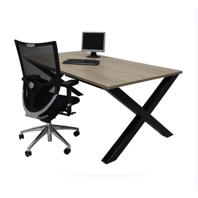 Recht Industrieel Bureau 200x100 cm Recht Industrieel Bureau 200x100 cm