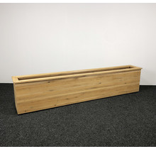 Massief Eiken Plantenbak - Verrijdbaar | 62 x 290 x 43 cm