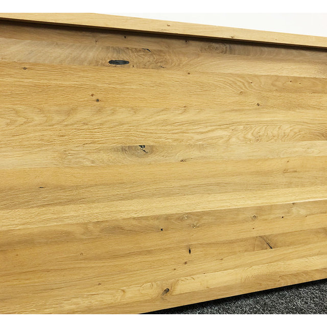 Massief Eiken Plantenbak - Verrijdbaar | 62 x 290 x 43 cm Massief Eiken Plantenbak - Verrijdbaar | 62 x 290 x 43 cm