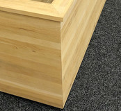 Massief Eiken Plantenbak - Verrijdbaar | 62 x 290 x 43 cm Massief Eiken Plantenbak - Verrijdbaar | 62 x 290 x 43 cm