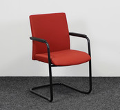 Lima Stoel - Roestbruin | Zwart Onderstel