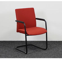 Lima Stoel - Roestbruin | Zwart Onderstel