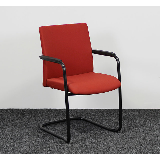 Lima Stoel - Roestbruin | Zwart Onderstel