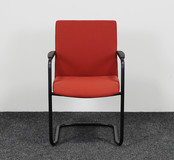 Lima Stoel - Roestbruin | Zwart Onderstel