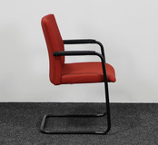 Lima Stoel - Roestbruin | Zwart Onderstel