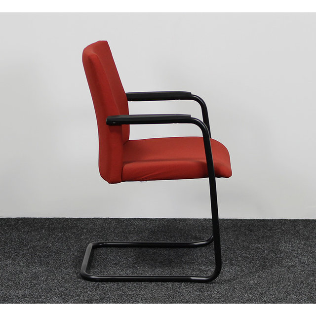 Lima Stoel - Roestbruin | Zwart Onderstel