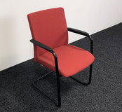 Lima Stoel - Roestbruin | Zwart Onderstel