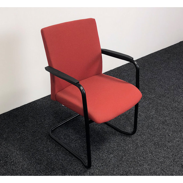 Lima Stoel - Roestbruin | Zwart Onderstel