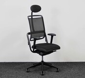 Grahl Xenium Bureaustoel + Hoofdsteun - Zwart