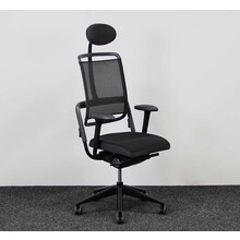 Grahl Xenium Bureaustoel + Hoofdsteun - Zwart