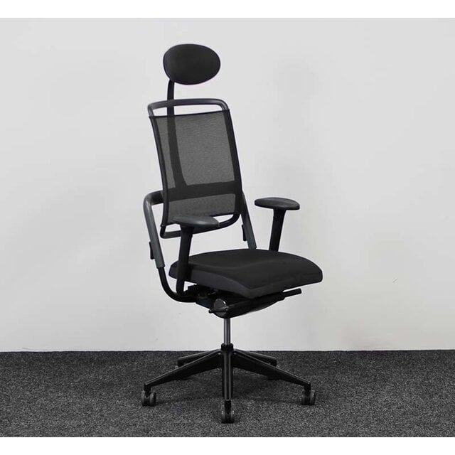 Grahl Xenium Bureaustoel + Hoofdsteun - Zwart