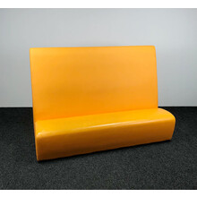 Ontvangstbank - Oranje Leder | 140 x 200 x 80 cm