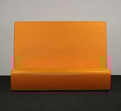 Ontvangstbank - Oranje Leder | 140 x 200 x 80 cm