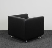 Gelderland 4800 Fauteuil - Zwart Leer Gelderland 4800 Fauteuil - Zwart Leer