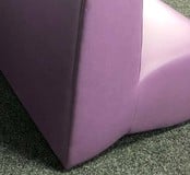 Ontvangstbank - Paars | 140 x 200 x 80 cm