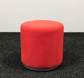 Vervoort Poef - Rood | Ø 45 cm