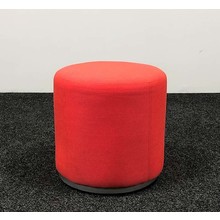 Vervoort Poef - Rood | Ø 45 cm