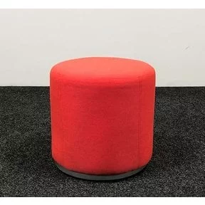 Vervoort Poef - Rood | Ø 45 cm