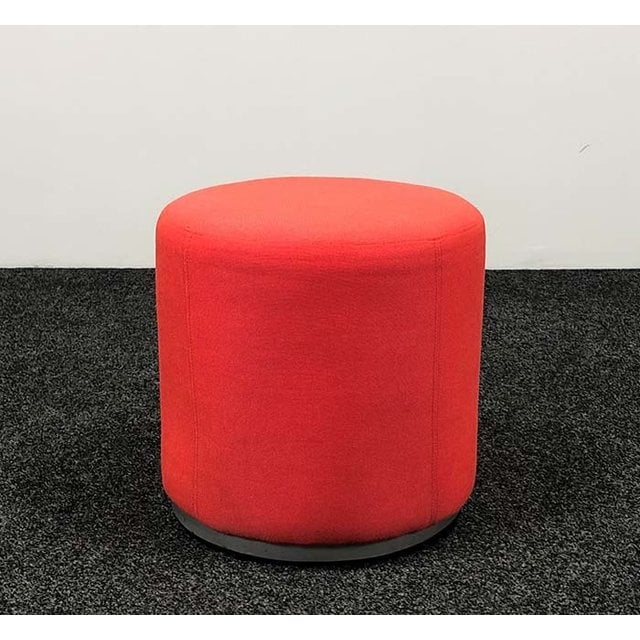 Vervoort Poef - Rood | Ø 45 cm