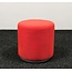 Vervoort Vervoort Poef - Rood | Ø 45 cm