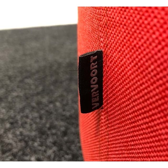 Vervoort Poef - Rood | Ø 45 cm