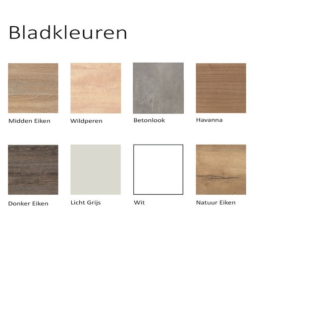 Recht Industrieel Bureau 200x100 cm Recht Industrieel Bureau 200x100 cm