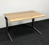 Ahrend Essa Knop Verstelbaar Bureau - Natuur Eiken Blad | 140 x 80 cm Ahrend Essa Knop Verstelbaar Bureau - Natuur Eiken Blad | 140 x 80 cm