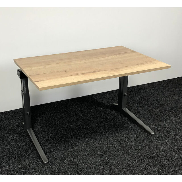 Ahrend Essa Knop Verstelbaar Bureau - Natuur Eiken Blad | 140 x 80 cm Ahrend Essa Knop Verstelbaar Bureau - Natuur Eiken Blad | 140 x 80 cm