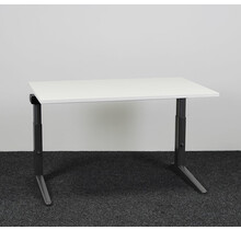 Ahrend Essa Knop Verstelbaar Bureau - Wit Blad | 140 x 80 cm