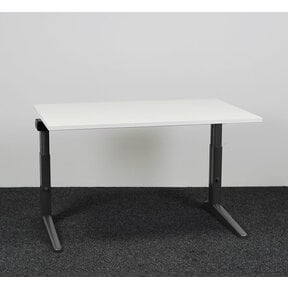 Ahrend Essa Knop Verstelbaar Bureau - Wit Blad | 140 x 80 cm