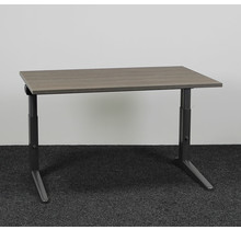 Ahrend Essa Knop Verstelbaar Bureau | 140 x 80 cm | Nieuw Donker Eiken Blad