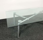 Ultom Isotta Glazen Vergadertafel | 250 x 120 cm