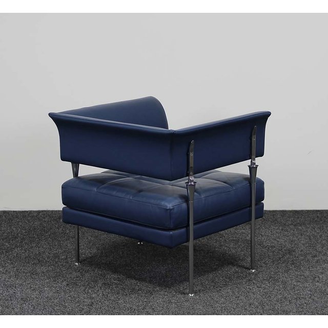 Poltrona Frau Fauteuil - Hydra Castor | Blauw Poltrona Frau Fauteuil - Hydra Castor | Blauw