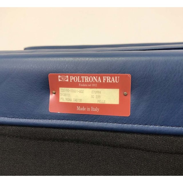 Poltrona Frau Fauteuil - Hydra Castor | Blauw Poltrona Frau Fauteuil - Hydra Castor | Blauw