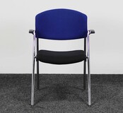 Drabert Conferentiestoel - Zwart & Blauw