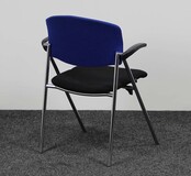 Drabert Conferentiestoel - Zwart & Blauw