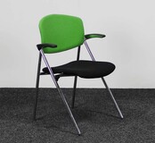 Drabert Conferentiestoel Zwart & Groen