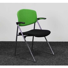 Drabert Conferentiestoel Zwart & Groen