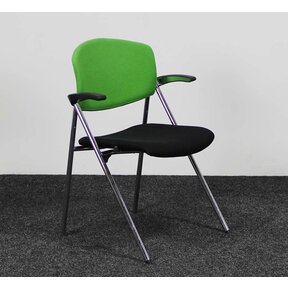 Drabert Conferentiestoel Zwart & Groen