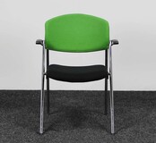 Drabert Conferentiestoel Zwart & Groen