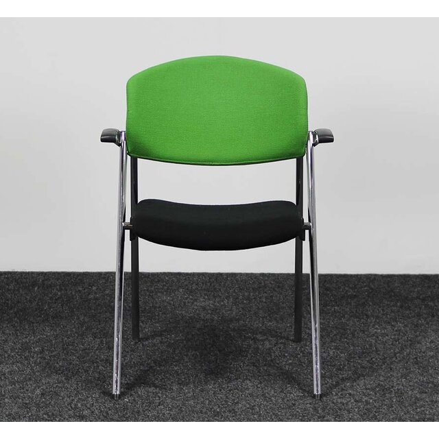 Drabert Conferentiestoel Zwart & Groen