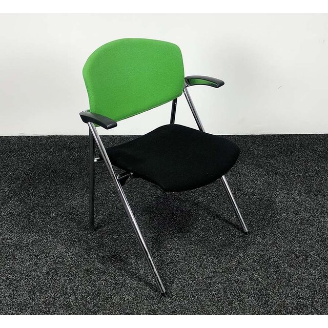 Drabert Conferentiestoel Zwart & Groen