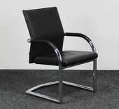 Klöber 984 Vergaderstoel Zwart Leder
