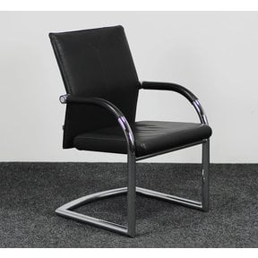 Klöber 984 Vergaderstoel Zwart Leder