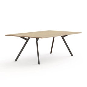 Vergadertafel Bridge Recht - 4 tot 8 Personen