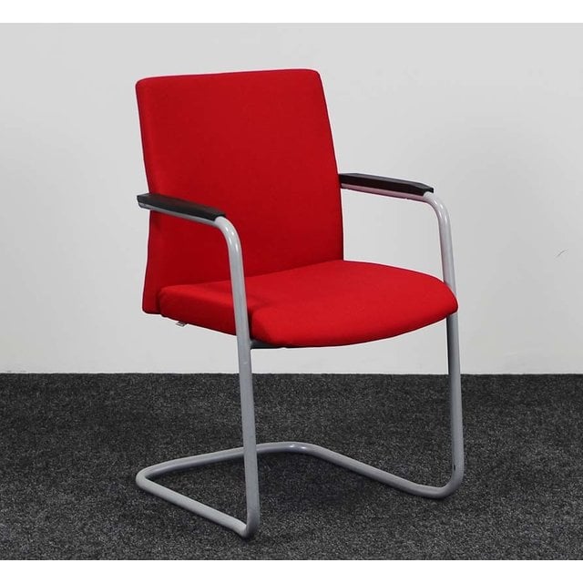 Lima Stoel - Rood | Aluminium Onderstel