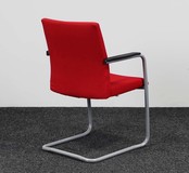 Lima Stoel Rood - Aluminium Onderstelv